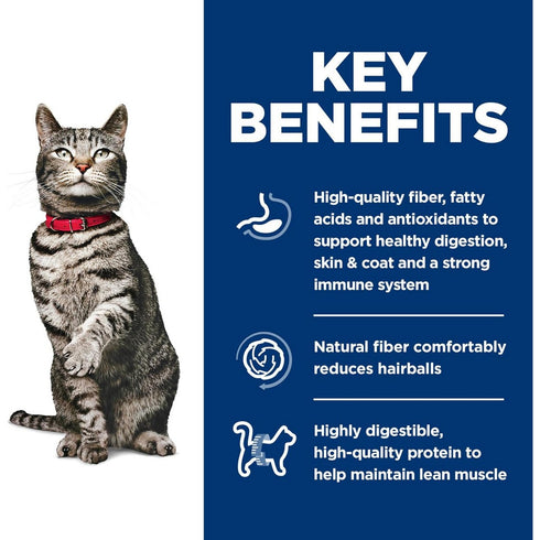 Hill's Science Diet Adult Urinary & Hairball Control Dry Cat Food 3.5lb - Poudre Pet & Feed Supply 3